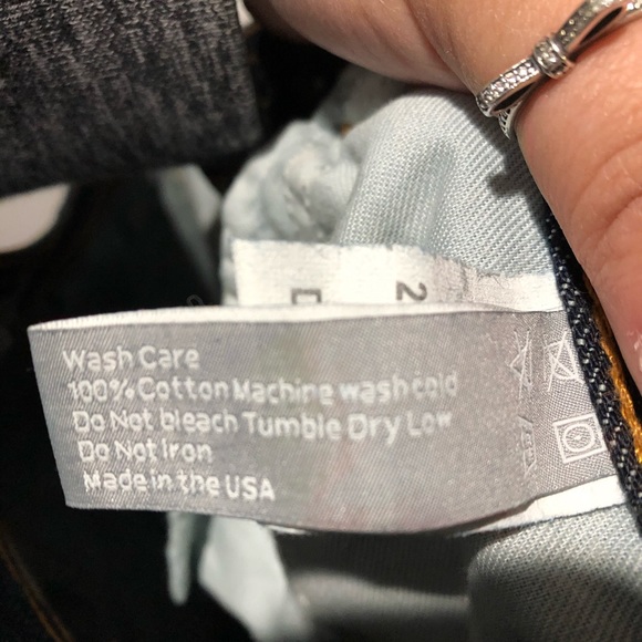 Nasty Gal Raw Hem High Rise Wide Leg Jeans Size 26 - Picture 5 of 7